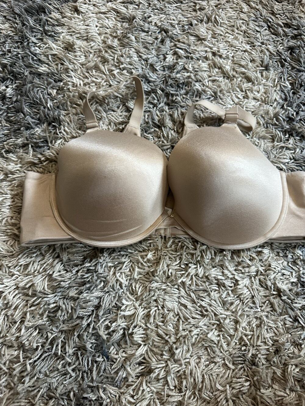 Cacique boost Plunge Underwire Nude Full Coverage 46D